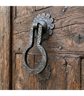 Tirador Llamador Puerta Herraje Rustico Forja Artesanal Marroquí - Estilo Antiguo Vintage Tirador nº3
