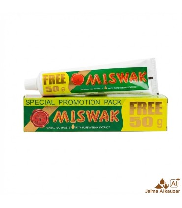 Natural Toothpaste Miswak (Salvadora Pérsica) - 120+50 gr Free Public