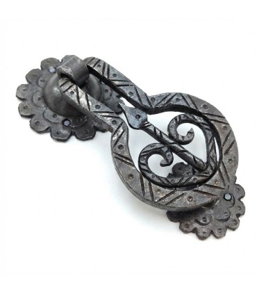 Türklopfergriff Rustikale Schmiedearbeiten Marokkanische Handwerkerschmiede - Griff im alten Vintage-Stil Nr. 2