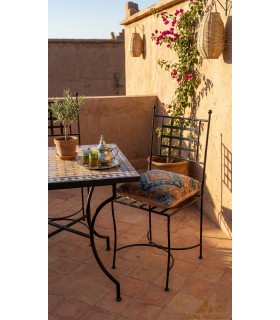 Handgefertigter marokkanischer Schmiedestuhl - Starre Struktur