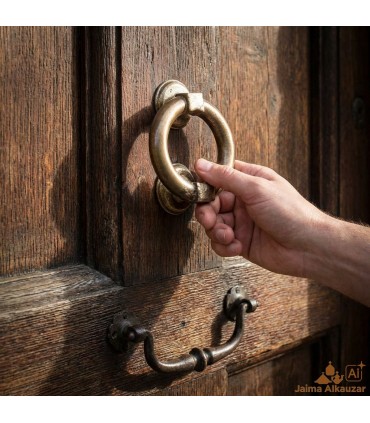 Chamador Redondo - Ferradura - Fundição Bronze - Português