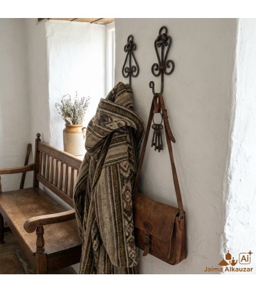 Perchero Colgador Arabe Forja - Decoración Andalusí-Artesania Marroquí - Modelo WAHID Hadid