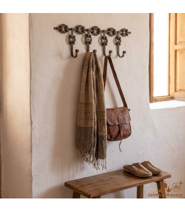 Cabide Forjado Artesanal - Artesanato Marroquino - Estilo Andaluz - Modelo Xauen 2