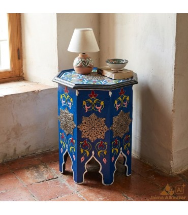 Octagonal Bedside Table- Andalusí - Various Colors - Online