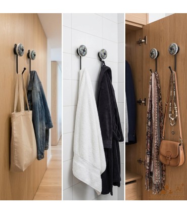 Schmiede und Keramik Kleiderbügel - Blumenmuster - Modell Kasachstan - Online