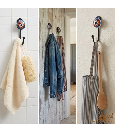 Schmiede- und Keramikgarderobe – Arabisches Design – Afrika-Modell