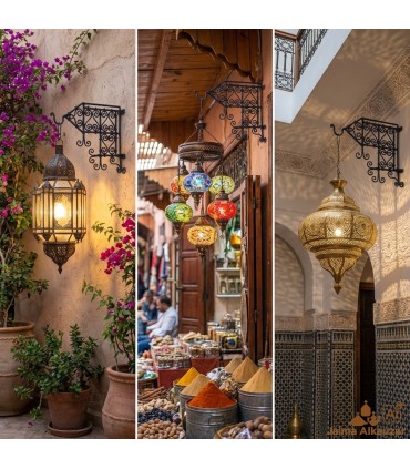 Gancio per lampade e lanterne - Appendiabiti - Appendiabiti arabo - online