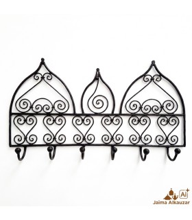 Forge coat rack or hanger - 6 arms - Arabic - Model RAFUF - Online
