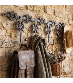 Artisanat de cintre en fer forgé - conception arabe - 2 tailles