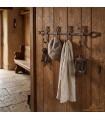 Handcrafted Wrought Iron Coat Rack - Arabic Design - WARD Model