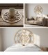 Cuadro Decorativo Celosía Oriental Madera - Decoración Oriental - Corte Láser - Modelo Megatron
