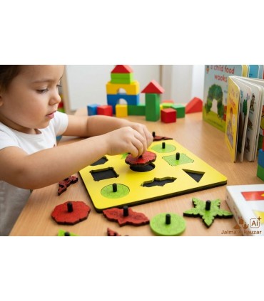 Puzzle mit 12 arabischen Gitterstücken