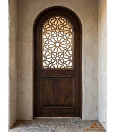Arabic Window - Arabic Metal Lattice - 60 x 34 cm - 3 mm Metal