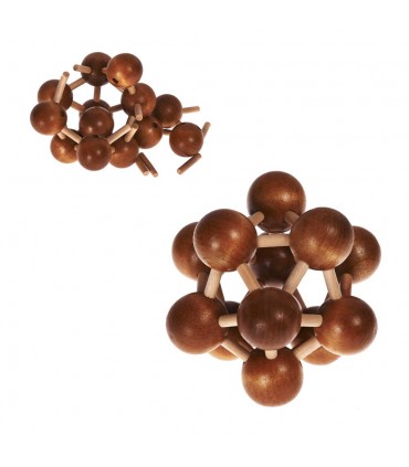 Puzzle Madera Moléculas - Ingenio - Rompecabezas - 10 cm