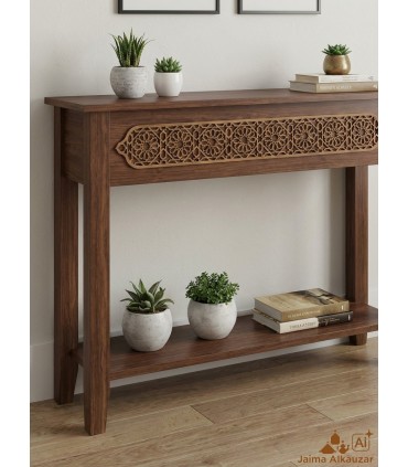 Lattice a taglio laser DM arabo - Decorazione andalusa - Design Arabesk - 80x10 cm