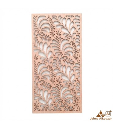 Dekoratives Bild mit arabischem Gitter aus Holz – abstrakte Dekoration – Laserschnitt – Kharif-Modell – 60 x 30 cm