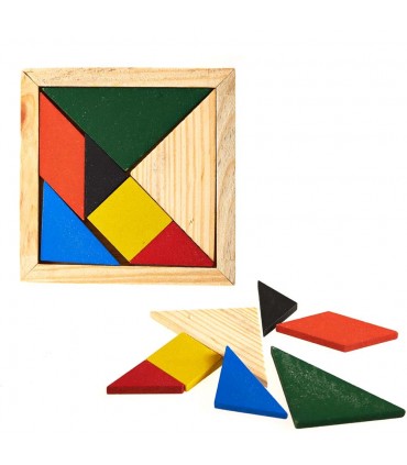 Eastern Tangram Hexagonal - Creating Figures - Puzzle - Ingenio