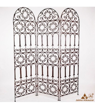 Wrought Iron Screen 3 Leaves - 3 Sizes - 2 Models - Arabic Design Online