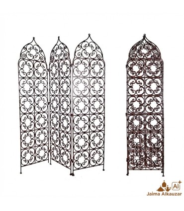Biombo de Forja 3 Hojas - 3 Tamaños - 2 Modelos - Diseño Arabe