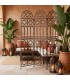 Wrought Iron Screen 3 Leaves - 3 Sizes - 2 Models - Arabic Design Online