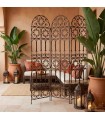 Wrought Iron Screen 3 Leaves - 3 Sizes - 2 Models - Arabic Design