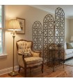 Openwork Wrought Iron Screen - Stepped Model - Arabic Design - 170 cm