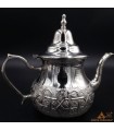 Moruna Alpaca Teapot Embossed Moroccan Crafts - Model Maghreb aadi