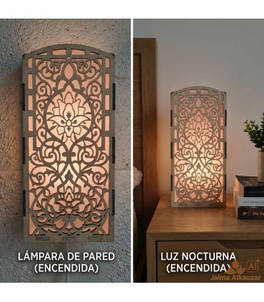 Laser Cut Screen Lamp Floral Design - Eigenes Produkt Jaima Alkauzar Modell Alluwts