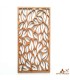 Quadro decorativo reticolo arabo in legno - Decorazione astratta - Taglio laser - Modello Saif - 60 x 30 cm