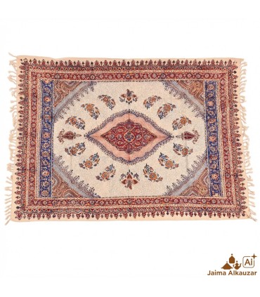 Handmade Rectangular Cotton Rug - Handmade with Vegetable Dyes