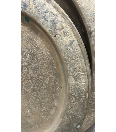 OUTLET - 60 cm Brass Tray - USED EVENTS - VINTAGE