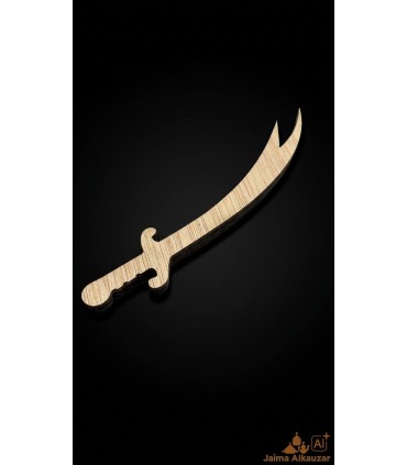 Mini Wooden Sword 10 mm Thickness - 16 cm long - Miniature