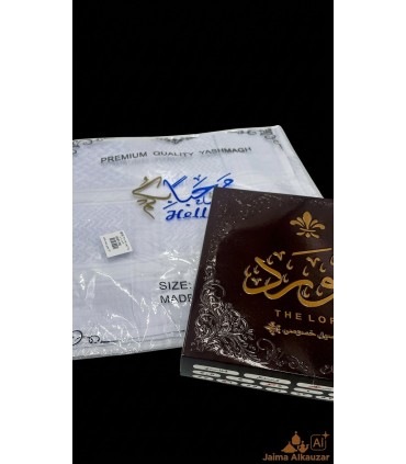 Saudi Shimag Handkerchief + Black Igal Ring - DELUXE Quality