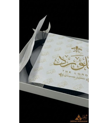 Saudi Shimag Handkerchief + Black Igal Ring - DELUXE Quality