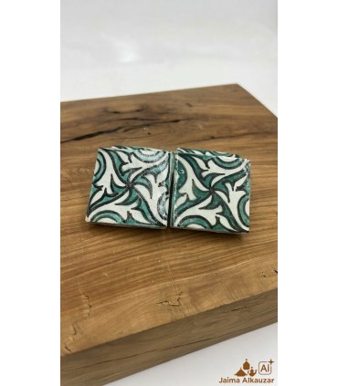 Andalusian Tile Moroccan Craftsmanship Zellige Nazari Mosaic - 5x5cm - Model 103