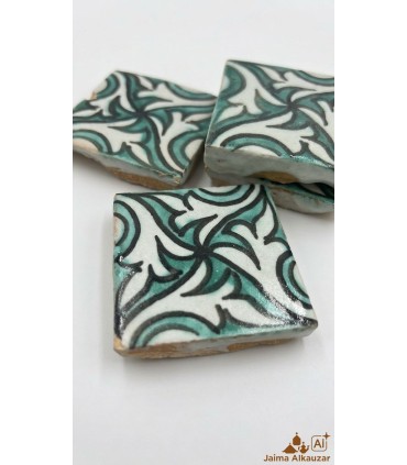 Andalusian Tile Moroccan Craftsmanship Zellige Nazari Mosaic - 5x5cm - Model 103