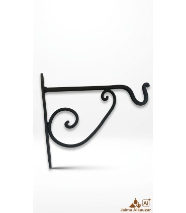 Wrought Iron Hanger - Solid Iron Hook - Premium Quality Model 2