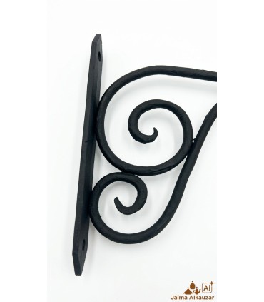 Wrought Iron Hanger - Solid Iron Hook - Premium Quality Model 4