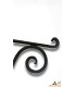 Wrought Iron Hanger - Solid Iron Hook - Premium Quality Model 4