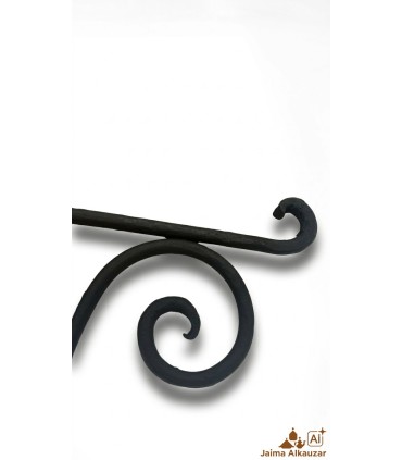 Wrought Iron Hanger - Solid Iron Hook - Premium Quality Model 4