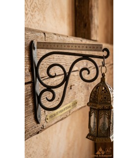 Percha de Forja - Gancho Hierro Macizo - Calidad Premium Modelo 4