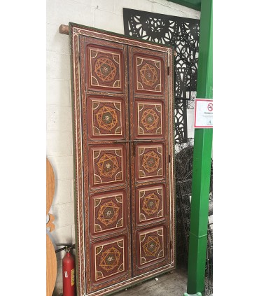 OUTLET - Puerta de madera Interior - Decoración Marroquí - 233 x 109 cm