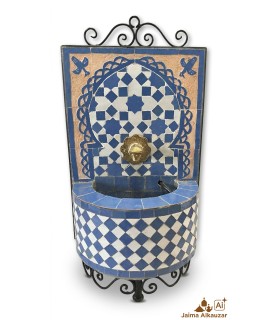 Moroccan Zellige Source: The Jewel of Handmade Tile in Fez Model SARKA - 40 cm