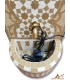 Source Zellige Marocain: Le Joyau de la Tuile Artisanale à Fès - Modèle BUNNI - 50 cm