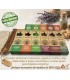 Pack 12 Inciensos Orgánicos Ambica (18g) + Incensario REGALO - Surtido Natural y Artesanal