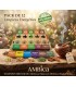 Pack of 12 Organic Ambica Incense (18g) + Gift Incense Holder - Natural and Handmade Assortment