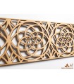 Celosía Madera Modelo Daira - 50 x 10 cm