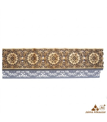 Celosia Arabe Calada - Madera Corte por Laser - Modelo 12 Mandala - 50 cm