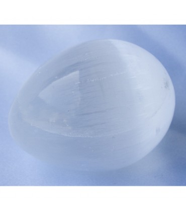 Uovo Selenite lucidato - minerale naturale