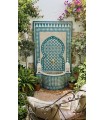 Quelle 140 cm Terrasse oder Garten Mosaik Morisco aus Zellige Andalusischer Fliese - Modell Samawi